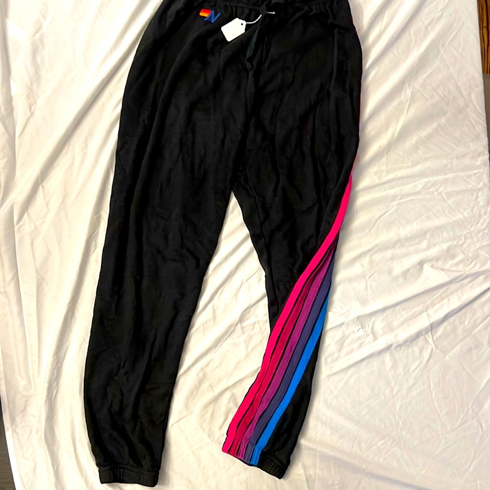 Aviator Nation new 5 stripe sweatpants